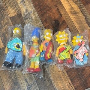 VTG The Simpsons Family Character Toy Set